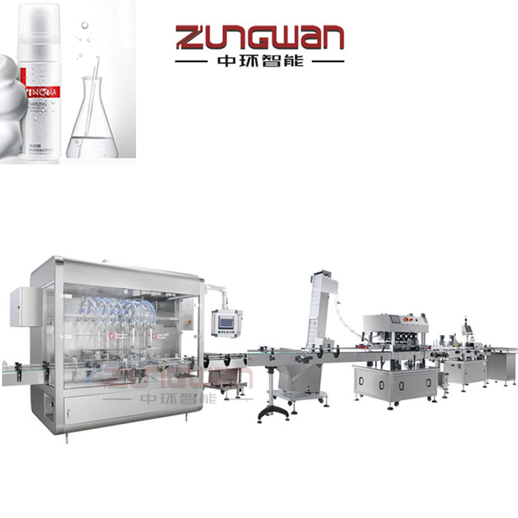 灌裝機，旋蓋機，貼標(biāo)機，灌裝生產(chǎn)線，中環(huán)灌裝封尾機 